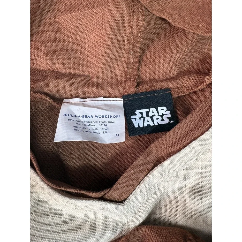 Star Wars Teddy Build a Bear Workshop BAB Disney Jedi Knight Obi Kenobi Plush
